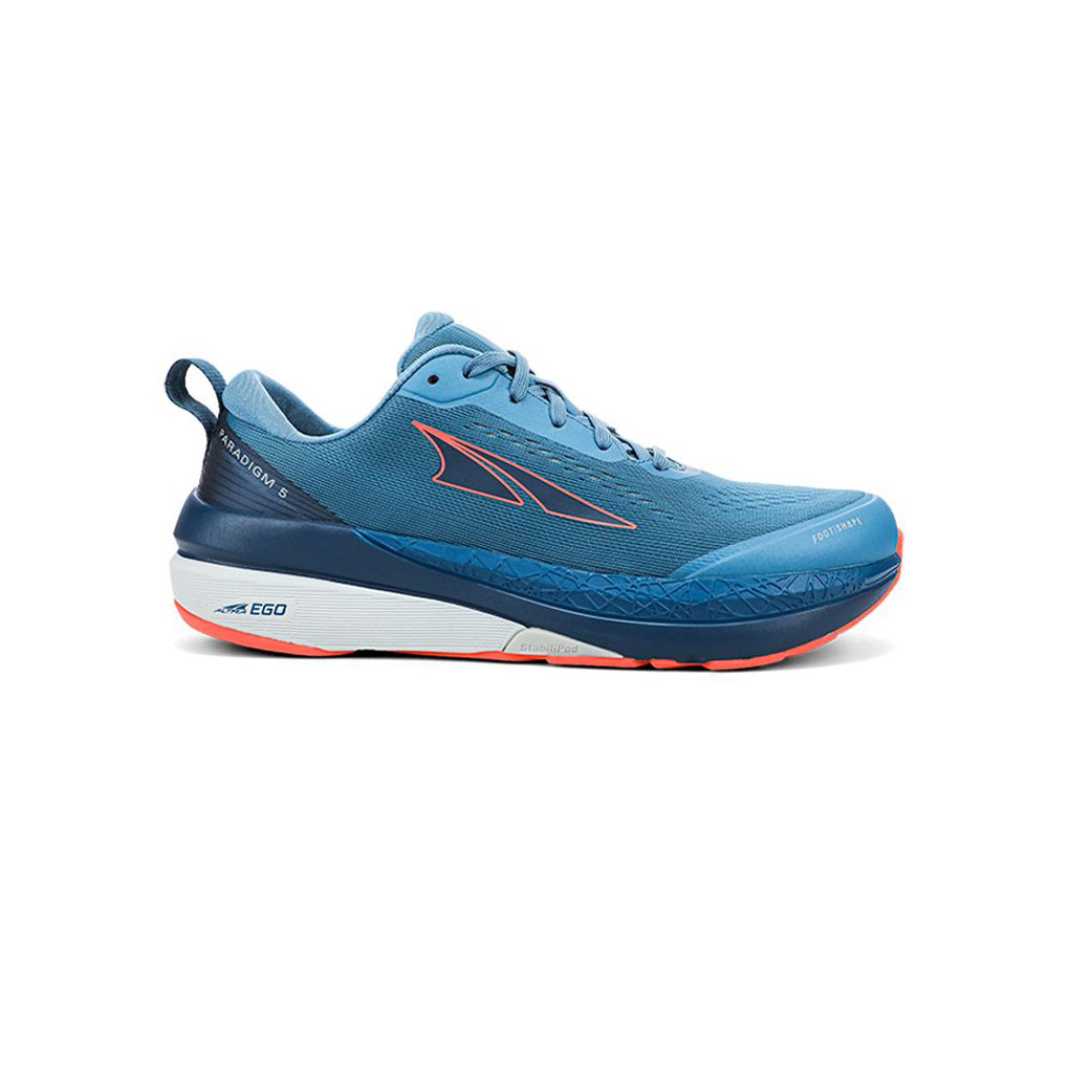 Altra Laufschuhe Damen - W Paradigm 5 - Blau/Koralle 528DUWLXQ